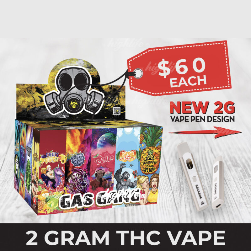 Gas Gang 2 Gram THC Vape Pen - Ottawa Delivery