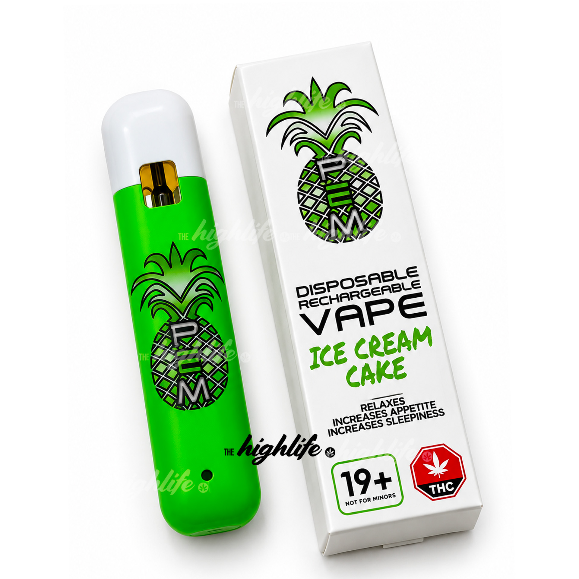1.2Gram Disposable Vape - Pineapple Express Meds (PEM)